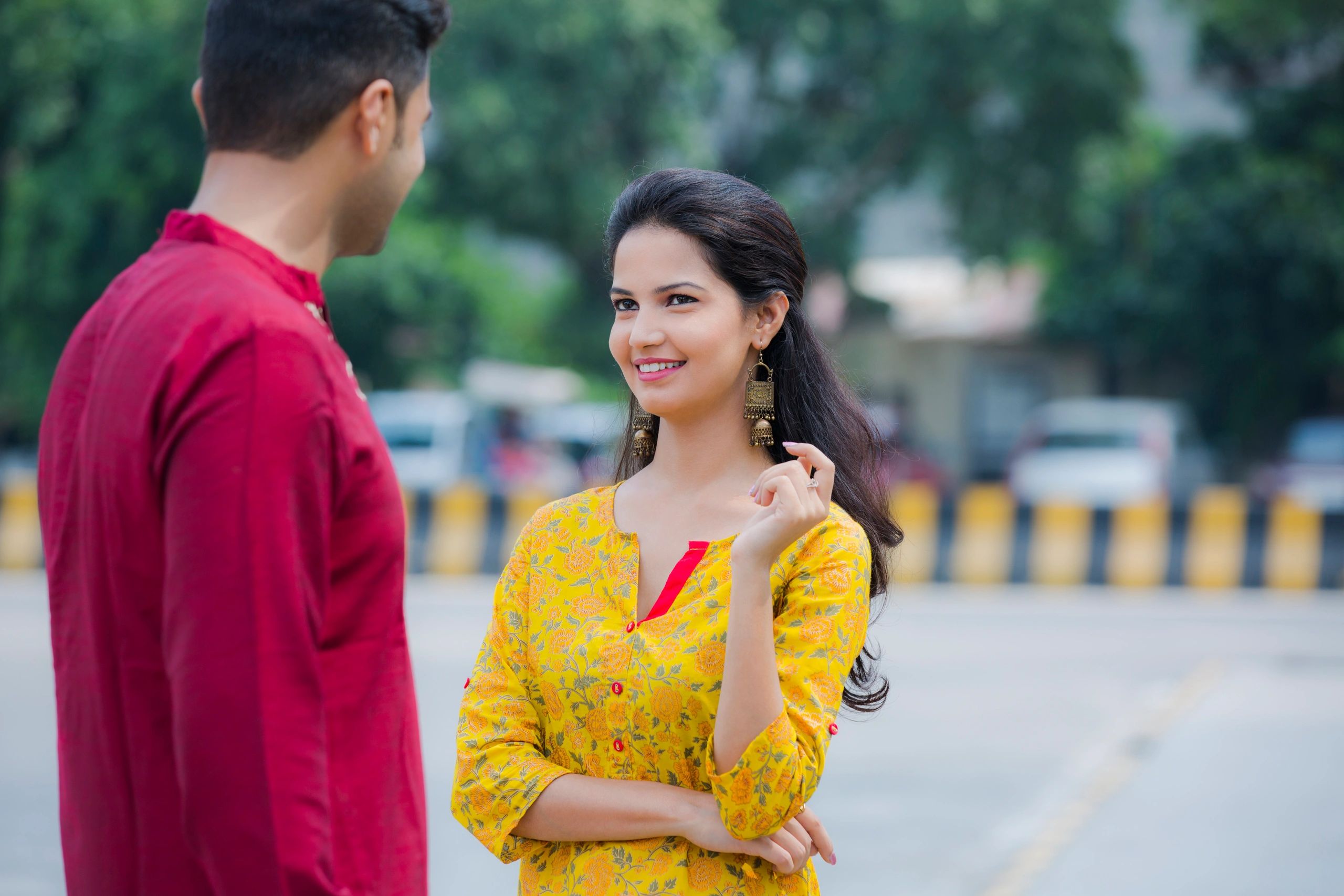 Couple portrait for ring ceremony