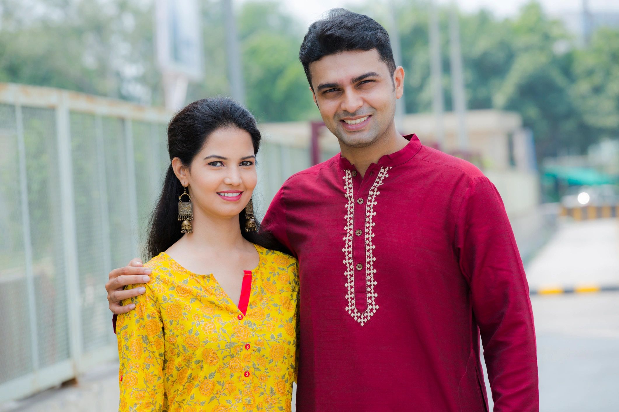 Indian couple portrait