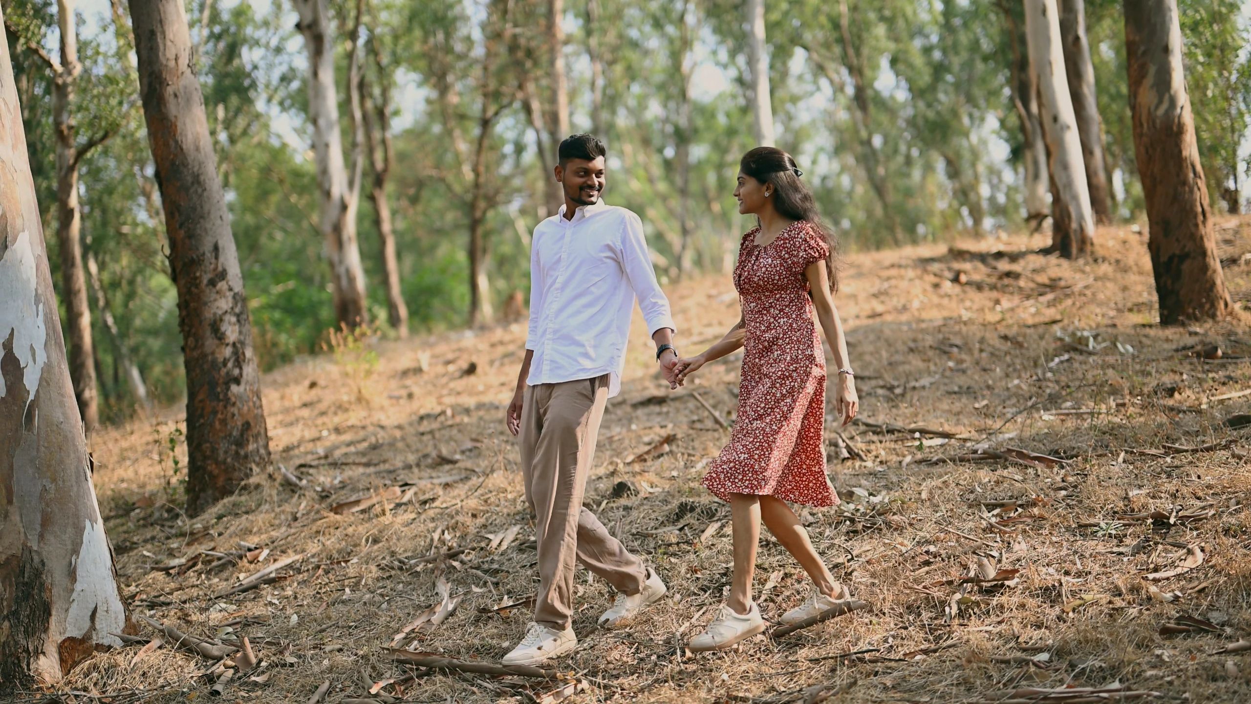 Romantic couple portrait for wedding review section